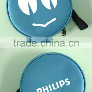 Fashion Round Shape Waterproof Neoprene Cute CD Case Mini DVD Cover Bag thumbnail-3