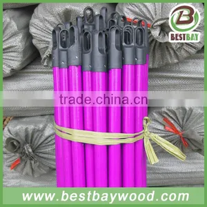 Monthly Hot Sale 20 Containers Single Color PVC Coated Wooden Broom Handle/mop Sticks thumbnail-4