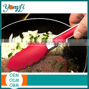 Food Grade Silicone BBQ Tongs,Silicone Food Tongs With Rubber Coated thumbnail-2