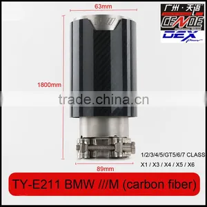 Auto Tuning Stainless Exhaust Tips Laser M Polish for Bmw thumbnail-2