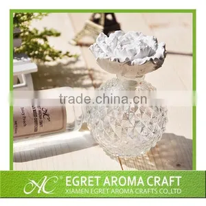2015 Wholesales Aroma Liqudi Square Shaped With Sticks Reed Diffuser Glass Bottle thumbnail-4