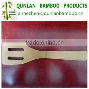 Natural Mini Bamboo Scoop Meal Rice Spoon With Two Holes thumbnail-1