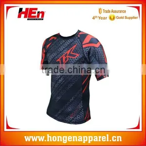 Hongen Apparel Custom Stretch Lycra Compression Shirt Mma 2017 Rash Guards thumbnail-1