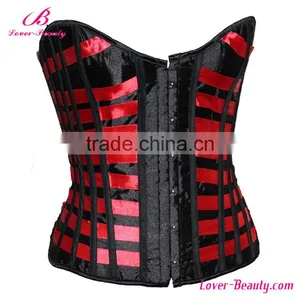 Black and Red Slimming Waist Trainer Corset thumbnail-1