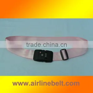 NEW Seatbelt Pink Color Luggage Strap, Top Quality thumbnail-1