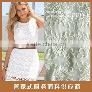 Embroidered Fabric Dress Embroidery Swiss Voile Lace Embroidery Lace thumbnail-4
