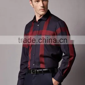 New Design Buffalo Plaid Cotton Men Shirt BSL0065 thumbnail-3