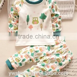 Latest Embroidery Designs Suits 100% Cotton Children Baby Christmas Striped Pajamas thumbnail-4