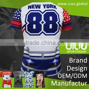 100% Cotton Tishirt Eco-friendly Printing Technology Custom Man Tshirt thumbnail-4
