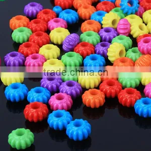 Multicolor Flower Design Acrylic Charms Diy Handmade Flower Plastic Charms for Bracelets Jewelry thumbnail-4