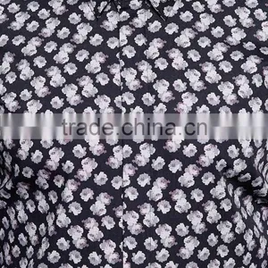 Shirt With Roses Print in Skinny Fit thumbnail-2