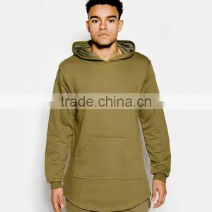 Mens Longline Plain Tracksuits Fitness Tracksuits With Curve Hem Top thumbnail-2