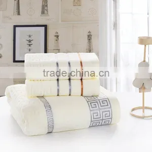 Custom Velour Plain Hotel Towel Set thumbnail-1