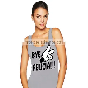 100 Cotton Silk Screen Printing Cut And Sew Open Side Sport Bulk Tank Top thumbnail-3