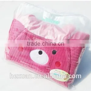 Infant Baby Towel Bath Towel With Hat Baby Hooded Bath Towel thumbnail-3