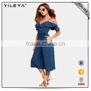 Hot Selling Sexy Jumpsuits With Shoulder-straps Women Summer Wear thumbnail-2