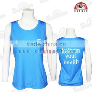 Hot Selling Dry Fit New Design Running Singlet Unisex thumbnail-2