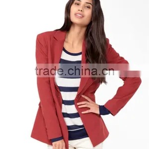 Longline Peaked Lapel Blazer thumbnail-1