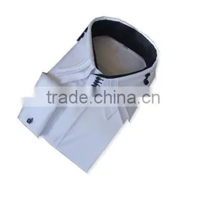 2017 New Brand Fashion Men's Double Collar Casual Shirt With Contrast Fabric thumbnail-1