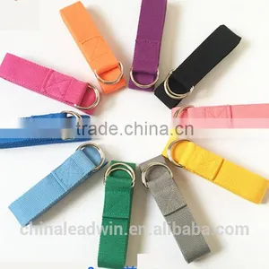 Colorful Fitness Training Strap 100%cotton Stretch Belt for Yoga thumbnail-1