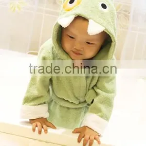 Cute Baby Bath Robe Pink Shark Bath Robe Kids Bath Robe thumbnail-5
