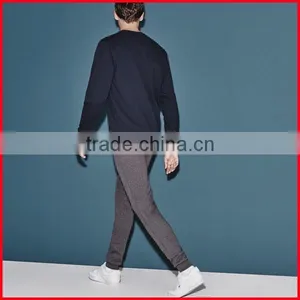 Shuliqi Wholesale Men Latest Design Tracksuit Contrast Trouser Plain Cotton Mens Tracksuit thumbnail-2