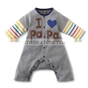 2016 Autumn Sweet Heart Colorful Stripes Long Sleeve Babysuits thumbnail-4