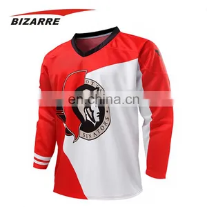 Design Custom Dry Fit Professional Team Ice Hockey Jersey For Unisex thumbnail-1