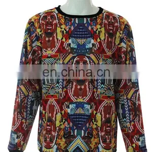 Fashion Printing Customise Sublimation Sweater Crew Neck Sweater thumbnail-3