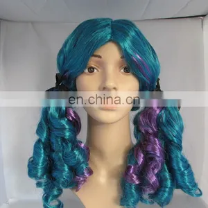 Halloween French Braid Curly Hair Wig FGW-0068 thumbnail-1