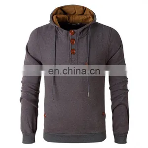 New Men Slim Pullover Hoodie Warm Winter Hooded Sweatshirt Coat Sweater Outwear thumbnail-4