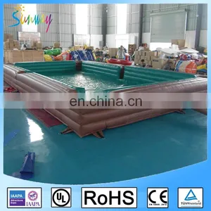 New Billiard Football Inflatable Table Soccer Pool Game Inflatable Snooker Ball Field thumbnail-1