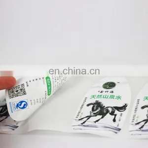 Eco Friendly Adhesive Plastic Bottle Sticker Labels With Colorful Printing for Water thumbnail-5