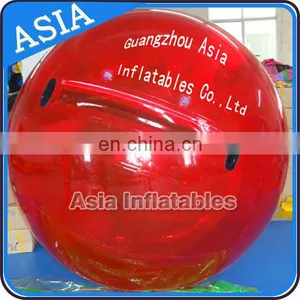 Pure Red Color Inflatable Aquatic Ball For Water Park Games thumbnail-1