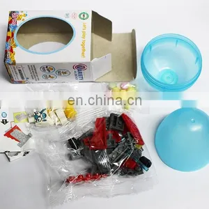 Shantou Factory Plastic Variety Blocks Candy Toys in Egg thumbnail-4