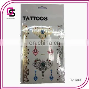 New Fashionable Mixed Body Art Colorful Tattoo Sticker thumbnail-1
