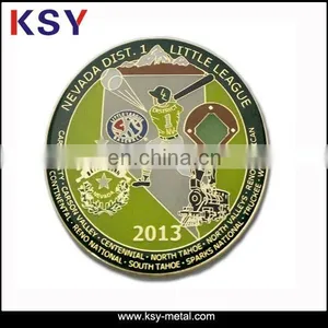 Cheap 3D Custom Gold Sliver Metal Coin thumbnail-3