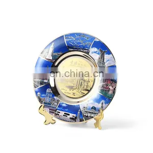 Custom Colorful Round Metal Commemorative Plate for Sale thumbnail-1