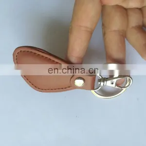 Genuine Leather Keychain With Custom Logo Printing for Car thumbnail-4