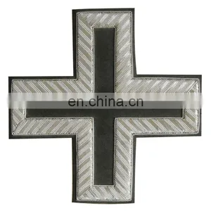 Church Hand Embroidery Cross Badges thumbnail-1