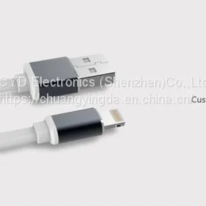 USB Data & Charging Cable for IPhone 5/5S/6/6S/6 Plus, USB 8-pin Signal Design thumbnail-2