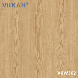 Oak Wood Grain Melamine Impregnated Designer Floor Paper thumbnail-1