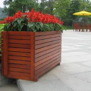 Professional Washable Cover Outdoor Flower Boxes Wood Plastic Board thumbnail-1