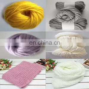Thickness 8mm High Quality Iceland Wool Yarn Dyed Knitting 100% Merino Wool Yarn thumbnail-2