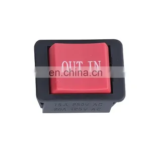 Black Red White Round 3 Rocker Switch On Off thumbnail-4