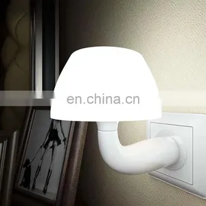 Upgraded Automatic Light Sensor Sound Sensor Control Night Light Mini 220v UK US EU Plug Led Night Lamp Light thumbnail-5