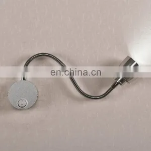 Flower Like No Wiring Wall Lamp With Chrome And Black Colour Hot Welcome Reading Lamp Bed Wall Factory Wall Lamp Designs thumbnail-3