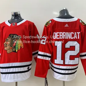 Chicago Blackhawks #12 DeBrincat Red Jersey thumbnail-1