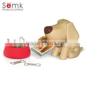 Hot Sale Plastic Customized Shape Cute Dog Magnetic Paper Clip Holder thumbnail-4