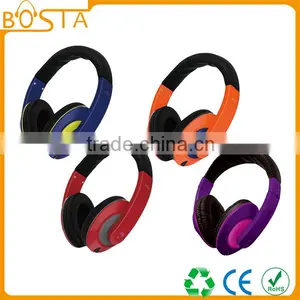 2016 Comfortable Wholesale Colorful Stereo Best Selling Promotional Stereo Headphones Headsets thumbnail-5